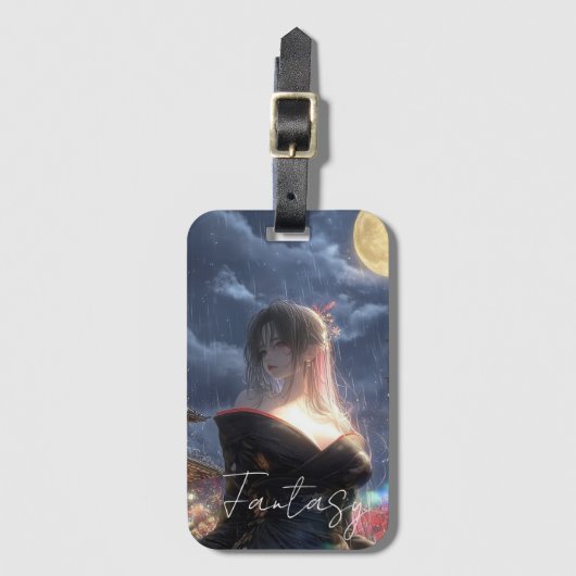 Aesthetic / Dark Fantasy Girl ラゲッジタグ (正面縦)