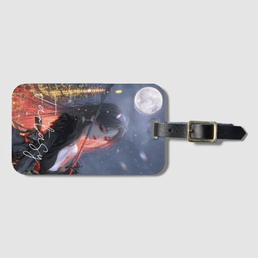 Aesthetic / Dark Fantasy Girl ラゲッジタグ (正面横)