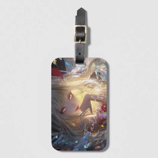 Aesthetic / Dark fantasy girl ラゲッジタグ (正面縦)
