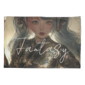 Aesthetic / Dark Fantasy Girl 枕カバー (裏面)