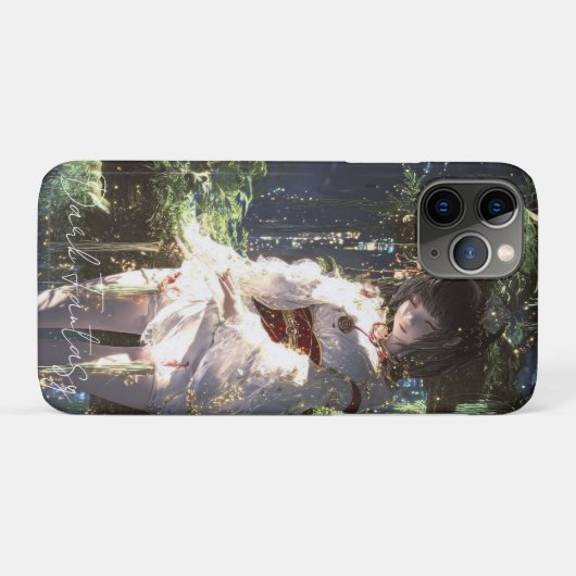 Aesthetic / Dark Fantasy Girl Case-Mate iPhoneケース (裏面(横))