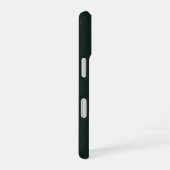 Aesthetic Deep Forest Green iPhone 16 Case | ミニマル 16ケース (右側面)
