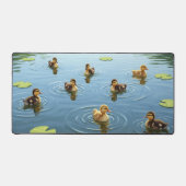 Aesthetic Desk Mat, Desk Pad, Cute Duck デスクマット (正面)