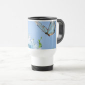 Aesthetic Floral Art Mug トラベルマグ (正面右)