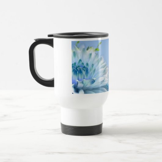 Aesthetic Floral Art Mug トラベルマグ (左)