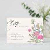 Aesthetic floral garden 出欠カード (スタンド正面)