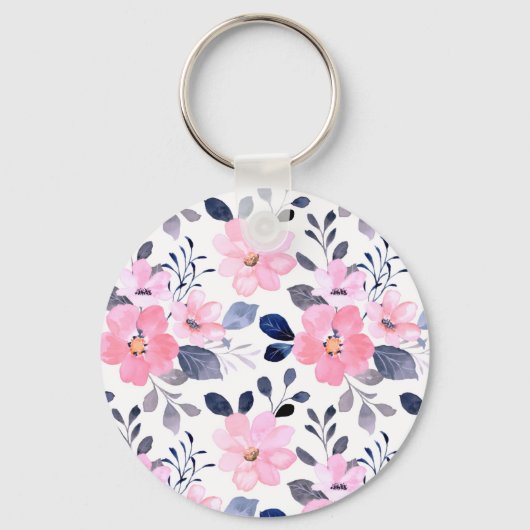 Aesthetic Floral Magnet | Minimal Botanical Decor キーホルダー (裏面)