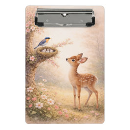 Aesthetic Floral Nature Clipboard | Soft Pastel  ミニクリップボード