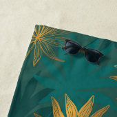 Aesthetic floral  shower curtain beach towel ビーチタオル (インサイチュ)