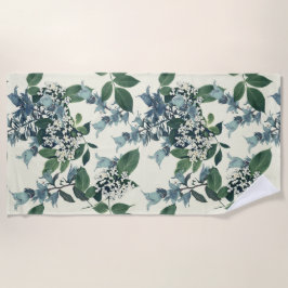 Aesthetic floral  shower curtain beach towel ビーチタオル