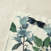 Aesthetic floral  shower curtain beach towel ビーチタオル (インサイチュ)