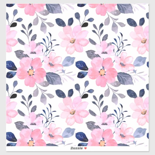 Aesthetic Floral Sticker | Minimal Design シール (シート)
