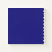 Aesthetic Floral Subject Personalized notebook ノートブック (裏面)