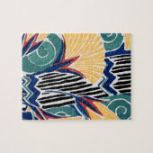 Aesthetic flower pattern background  ジグソーパズル (横)