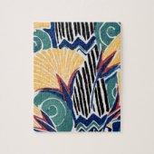 Aesthetic flower pattern background  ジグソーパズル (縦)