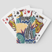 Aesthetic flower pattern background  トランプ (裏面)