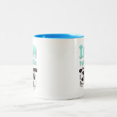 Aesthetic Fun Quote Coffee Mug  ツートーンマグカップ (中央)