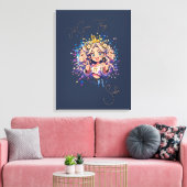 Aesthetic Gemini Anime Custom Canvas Art キャンバスプリント (インサイチュ (リビング))