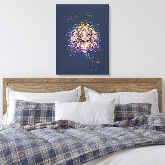 Aesthetic Gemini Anime Custom Canvas Art キャンバスプリント (インサイチュ (寝室))