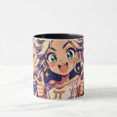 Aesthetic Gemini Anime Custom Combo Mug マグカップ (中央)