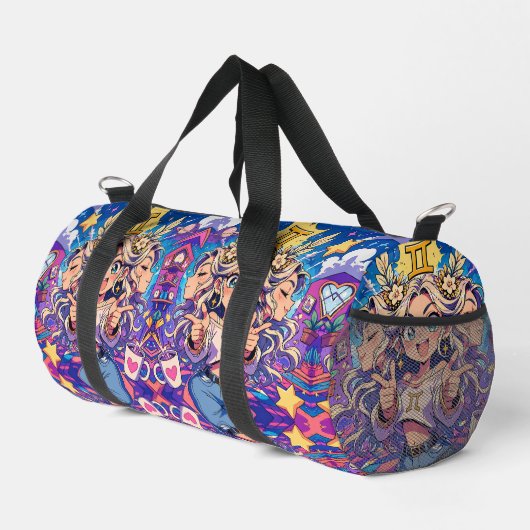 Aesthetic Gemini Anime Custom Mini Backpack ダッフルバッグ (右コーナー)