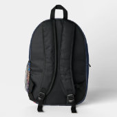 Aesthetic Gemini Anime Custom School Backpack プリントバックパック (裏面)