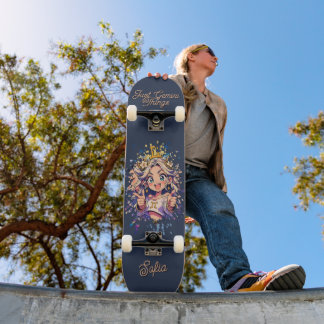 Aesthetic Gemini Anime Custom Skateboard Deck スケートボード