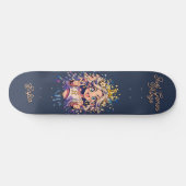 Aesthetic Gemini Anime Custom Skateboard Deck スケートボード (横)