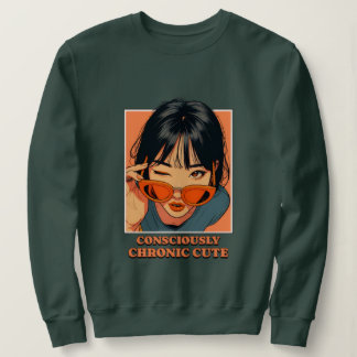 Aesthetic Girl Graphic Sweatshirt スウェットシャツ