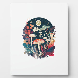 Aesthetic Goblincore And Cottagecore Mushroom Whim フォトプラーク