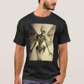 Aesthetic Grunge Fairycore Butterfly Gothic Horror Tシャツ (正面)