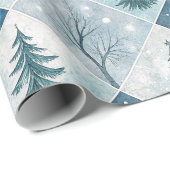 Aesthetic Holiday Checkered Wrapping Paper ラッピングペーパー (ロールコーナー)