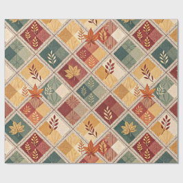 Aesthetic Holiday Checkered Wrapping Paper ラッピングペーパー