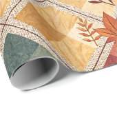 Aesthetic Holiday Checkered Wrapping Paper ラッピングペーパー (ロールコーナー)