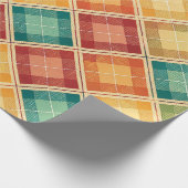 Aesthetic Holiday Checkered Wrapping Paper ラッピングペーパー (角)