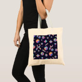 Aesthetic Holographic 3D Geometric Tote Bag トートバッグ (正面(商品))