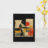 Aesthetic Karateka On Athletic Sports Karate  カード (黄色い花)