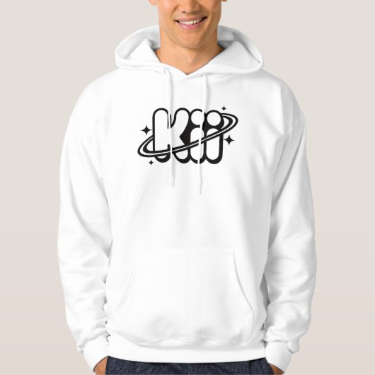 Aesthetic Kiii Logo | Minimalist Y2K Space Rave  パーカ (正面)