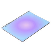 Aesthetic Lavender Pink Gradient ノートブック (左側)