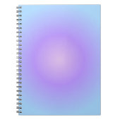 Aesthetic Lavender Pink Gradient ノートブック (正面)