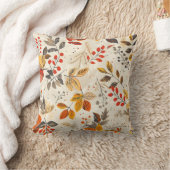 Aesthetic Leaf Pattern クッション (ブランケット)