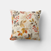 Aesthetic Leaf Pattern クッション (正面)