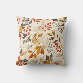 Aesthetic Leaf Pattern クッション