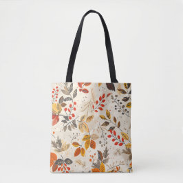 Aesthetic Leaf Pattern トートバッグ