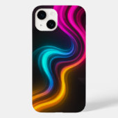 Aesthetic Lifestyle Vibrant Neon iPhone Case Case-Mate iPhoneケース (裏面)