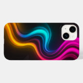 Aesthetic Lifestyle Vibrant Neon iPhone Case Case-Mate iPhoneケース (裏面 (横))
