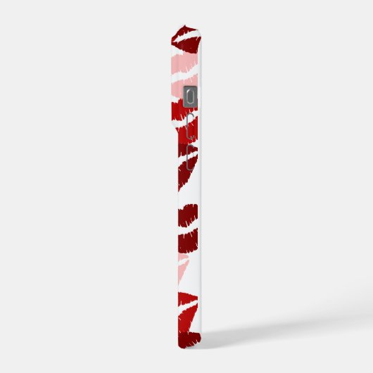 Aesthetic Lips Pattern Phone Case iPhoneケース (左側面)
