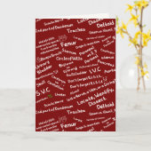 Aesthetic Medical Anatomy Notes Greeting card カード (黄色い花)