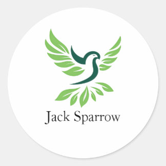 Aesthetic Minimal Sticker ラウンドシール