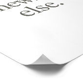 Aesthetic Minimal Wall Poster – Relatable Quote ポスター (角)